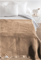 Couette- Couverture Couverture laine woolmark 240X260 double face 2 personnes (pour lit de 160) 7 coloris TOISON D'OR